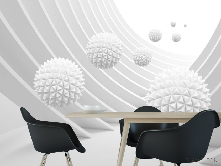 Фотошпалери Кулі 3д в тонелле - 1