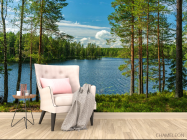 Фотообои Озеро в лесу - 4