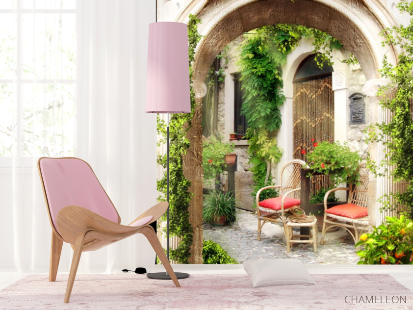 Фотошпалери Арка з листям - 4