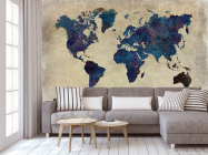 Фотообои Карта винтажная - 3