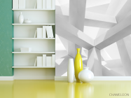 Фотошпалери Білі квадратні стовпи - 3