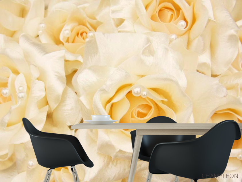 Фотошпалери Троянди кремового відтінку - 1