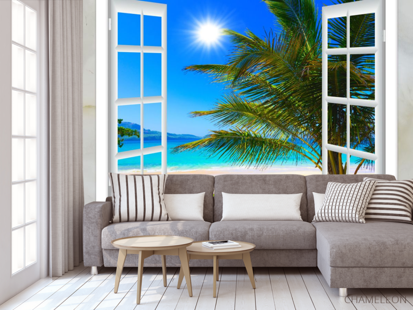 Фотообои Вид из окна на море - 3