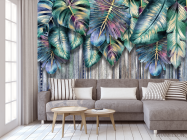 Фотообои Тропические листья 3д - 3