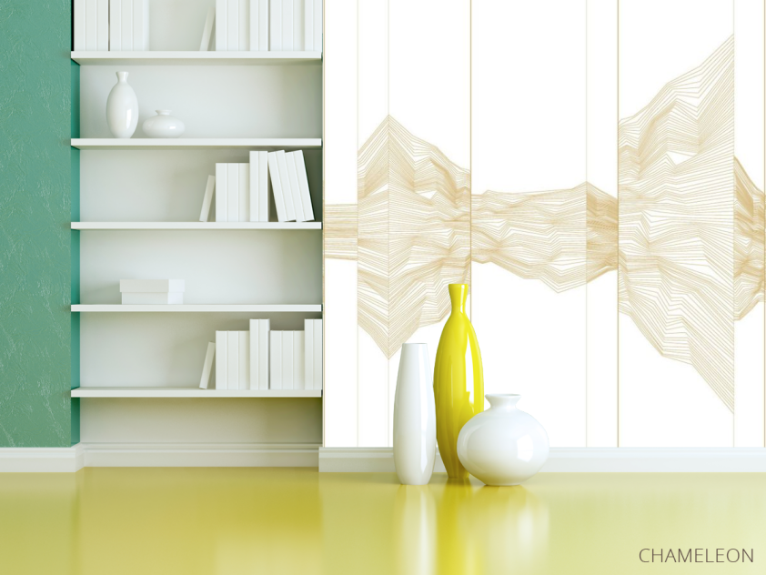 Фотошпалери золоті лінії - 3