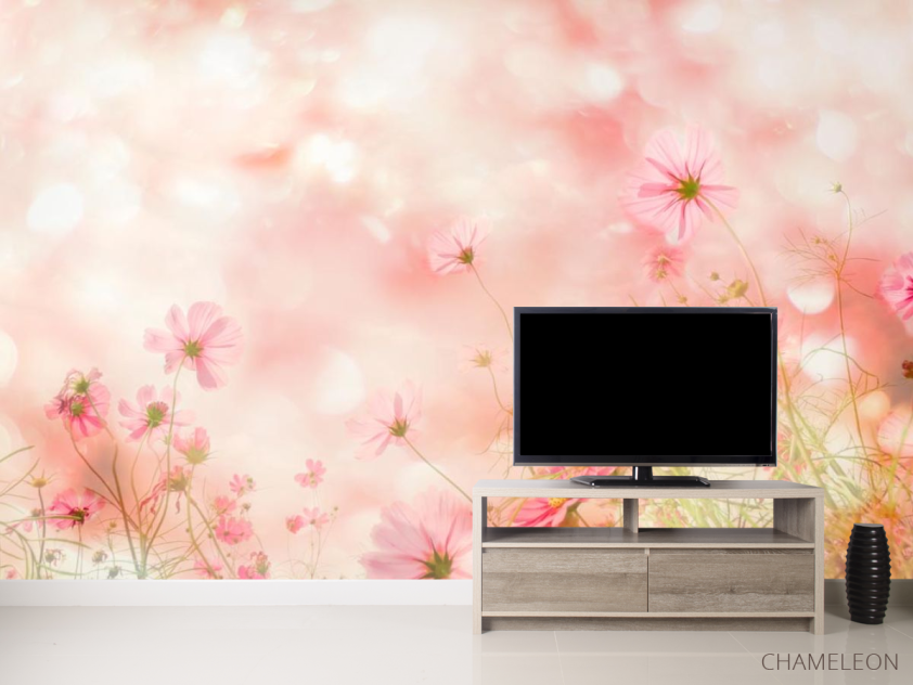 Фотообои полевые цветочки на солнце - 2