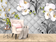 Фотообои 3D цветы - 4