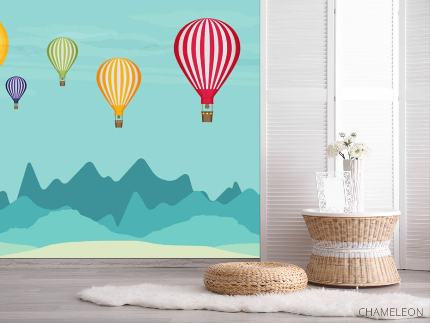 Фотошпалери повітряні кулі - 2