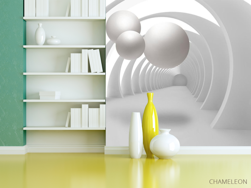 Фотошпалери Стереоскопічні кола - 3