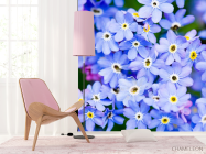 Фотошпалери Блакитні квіти весняні - 4