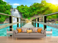 Фотообои Дорога к водопаду - 1