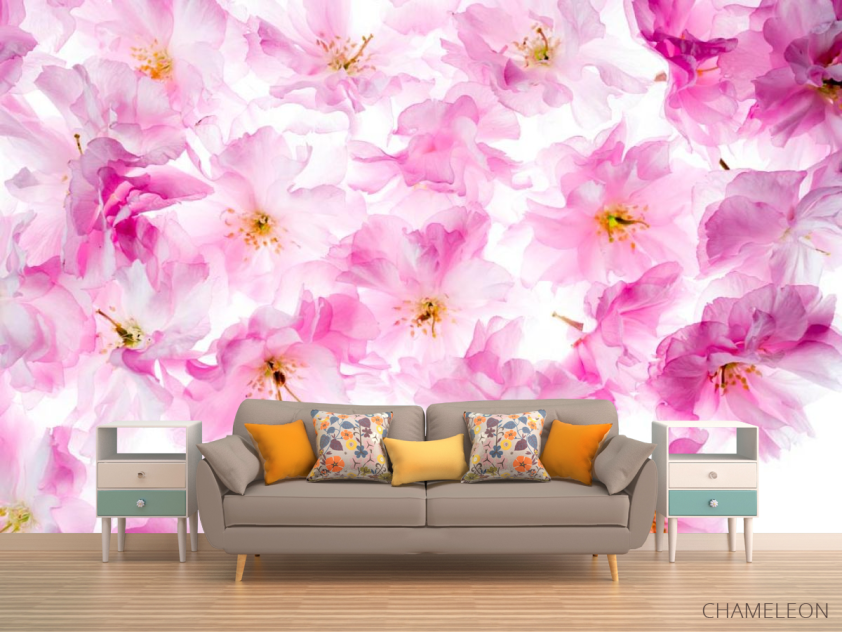 Фотообои Акварельные цветы - 1