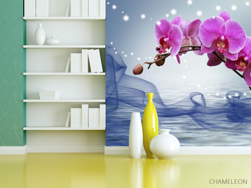 Фотошпалери 3Д орхідея - 3