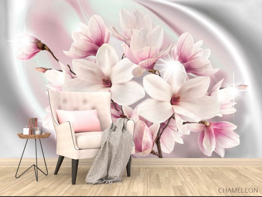 Фотообои Фиолетовые магнолии - 4