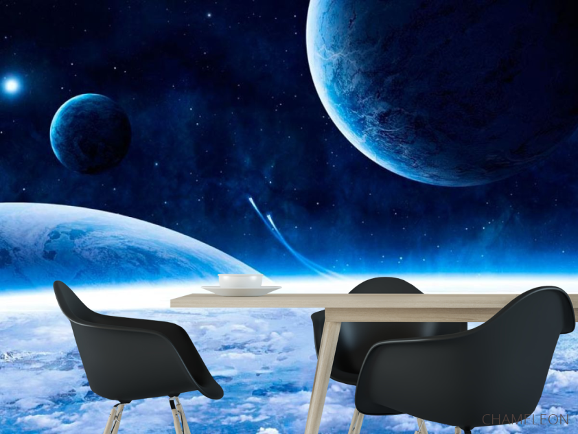 Фотошпалери Космос, горизонт - 1