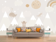 Фотообои Детский мешок бежевые оттенки - 1