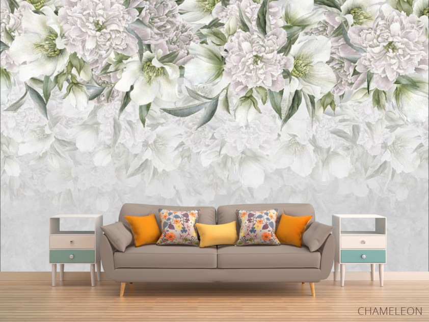 Фотообои Цветы с потолка - 1