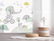 Фотошпалери милий слоник - 2