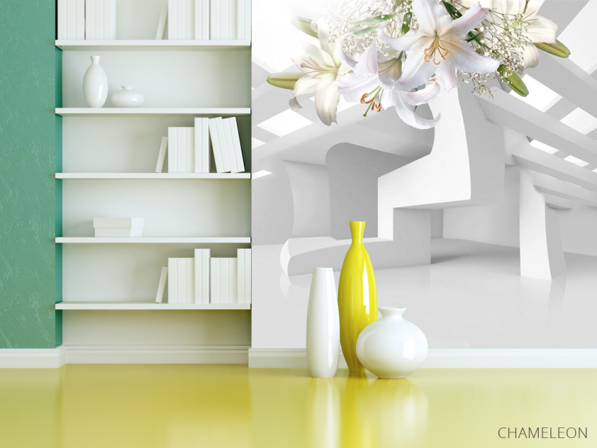 Фотошпалери 3d лілії - 3