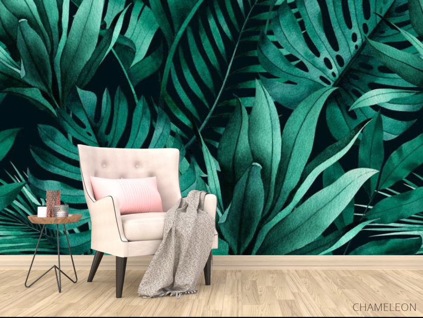 Фотообои Листья зелёные - 4