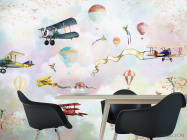 Фотошпалери Дитячий летить транспорт - 1