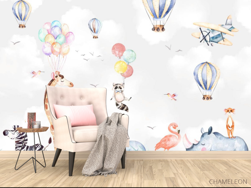 Фотообои Акварельные звери - 4