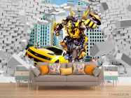 Фотообои Бамбелби из кирпичной стены - 1