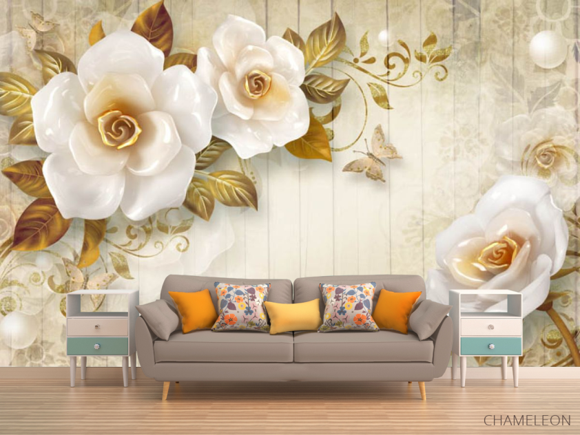 Фотообои цветы - 1