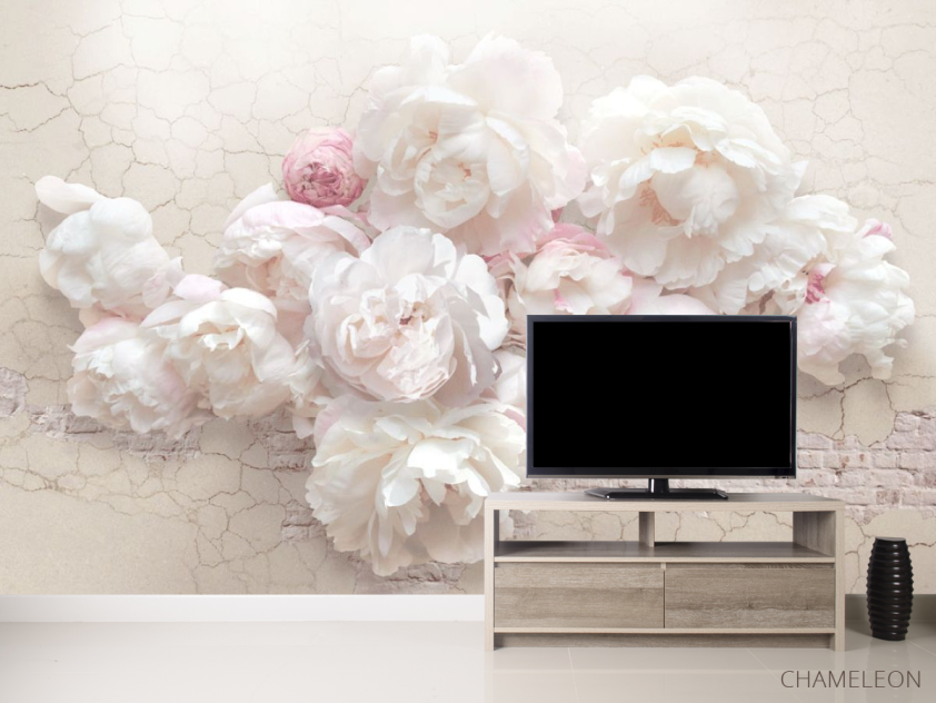 Фотообои Белые пионы - 2