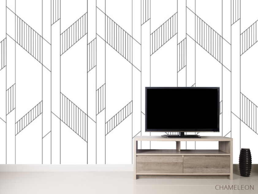 Фотообои панели в стиле line art - 2