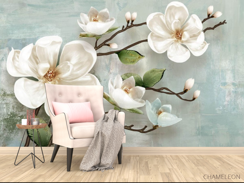 Фотообои Цветочная ветка - 4