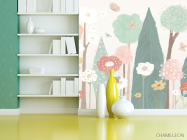 Фотошпалери яскраві квіти дитячі - 3