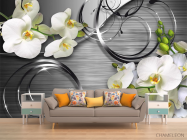 Фотообои Орхидеи 3д - 1