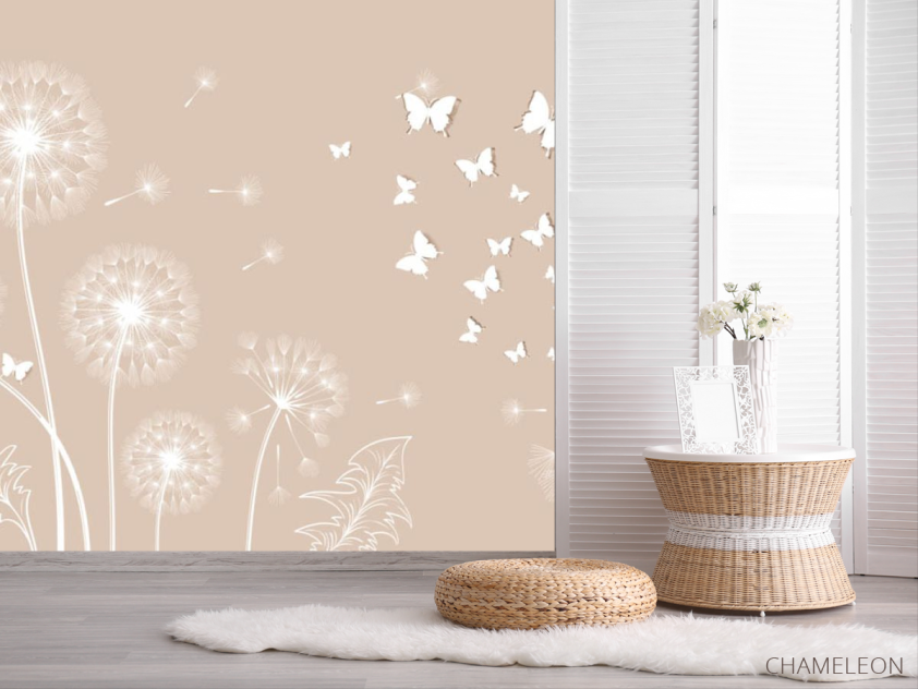 Фотошпалери векторні кульбаби - 2