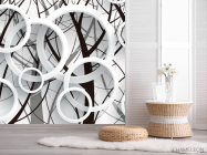 Фотошпалери 3Д круги - 2