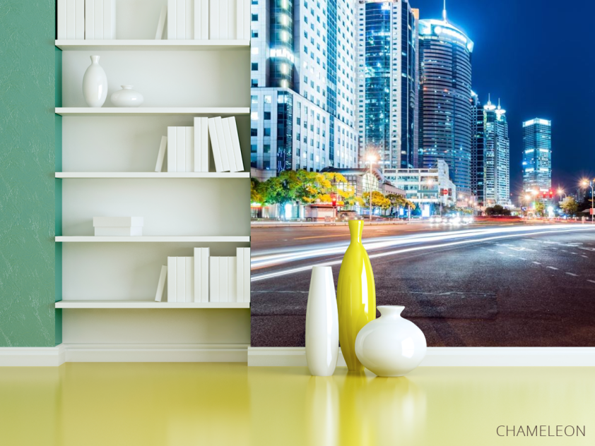 Фотошпалери дорога у великому місті - 3