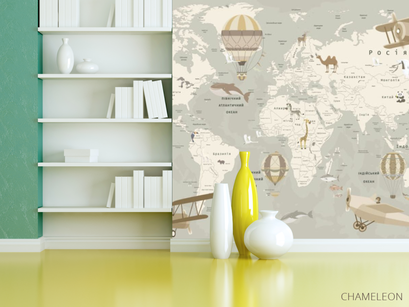 Фотообои Карта - 3