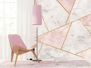 Фотошпалери мармурові трикутники - 4