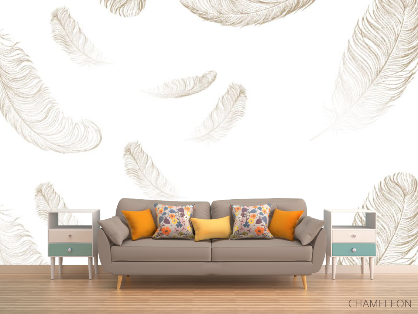 Фотообои Золотое перо - 1