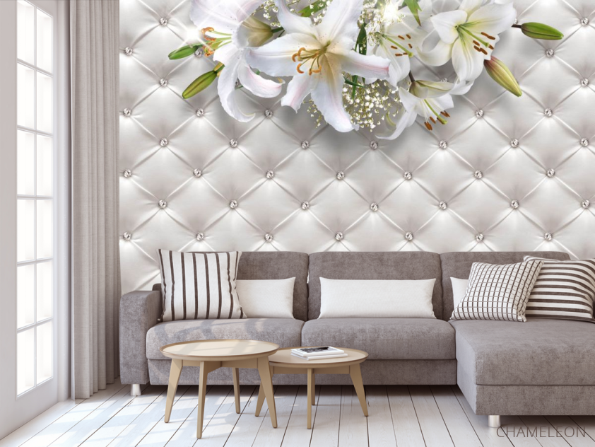 Фотообои Лилии под потолком - 3