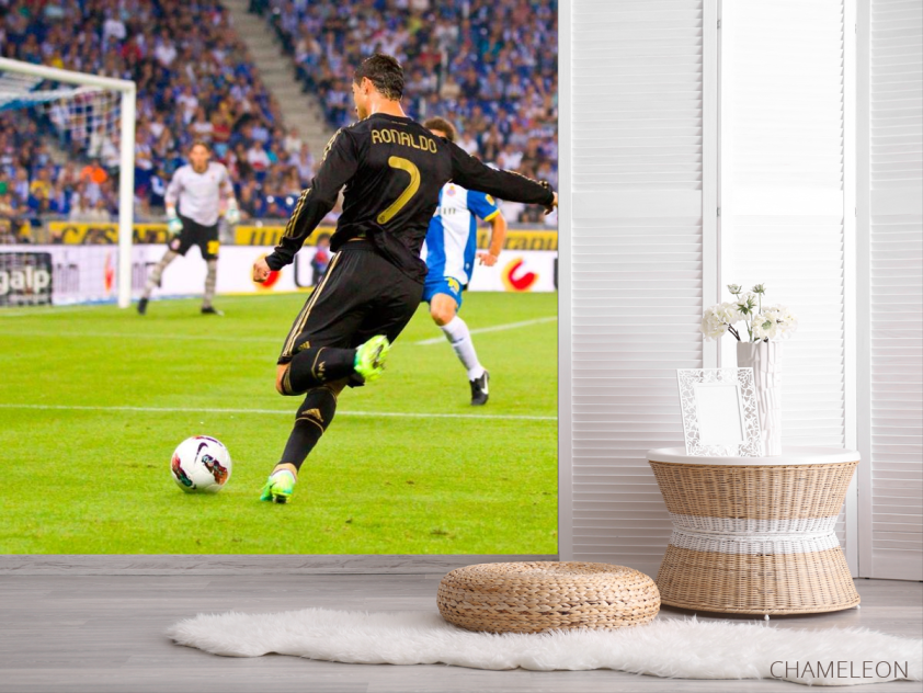Фотошпалери Роналдо атакує ворота - 2