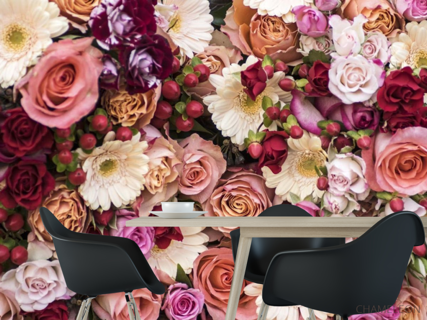 Фотошпалери квіти і ягоди - 1