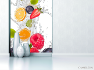 Фотообои фрукты с водой - 1