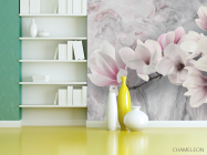 Фотошпалери рожева Магнолія - 3