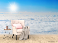 Фотообои солнце над облаками - 4