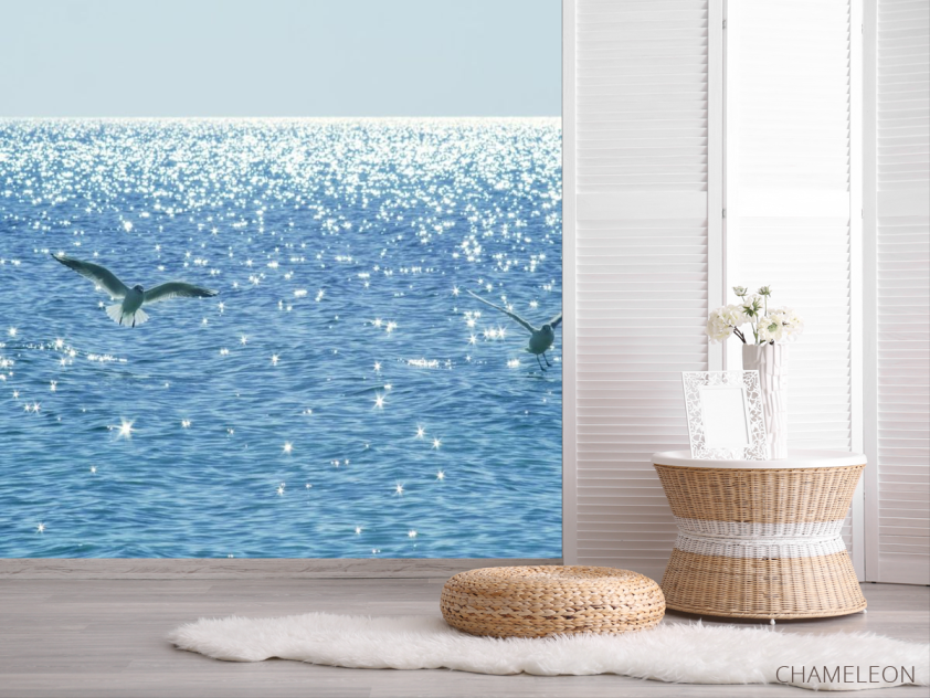 Фотошпалери Чайки над морем - 2