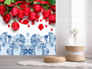 Фотошпалери Троянда з алмазом - 2