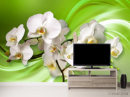 Фотообои 3д орхидеи - 2