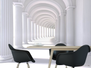 Фотошпалери колони розширюють простір - 1