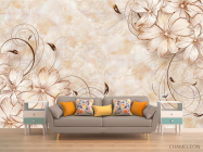 Фотообои Векторные цветы - 1